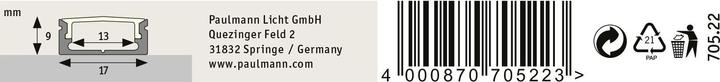 Produktbild Paulmann Stripe Profil Base (100 cm, Indoor)