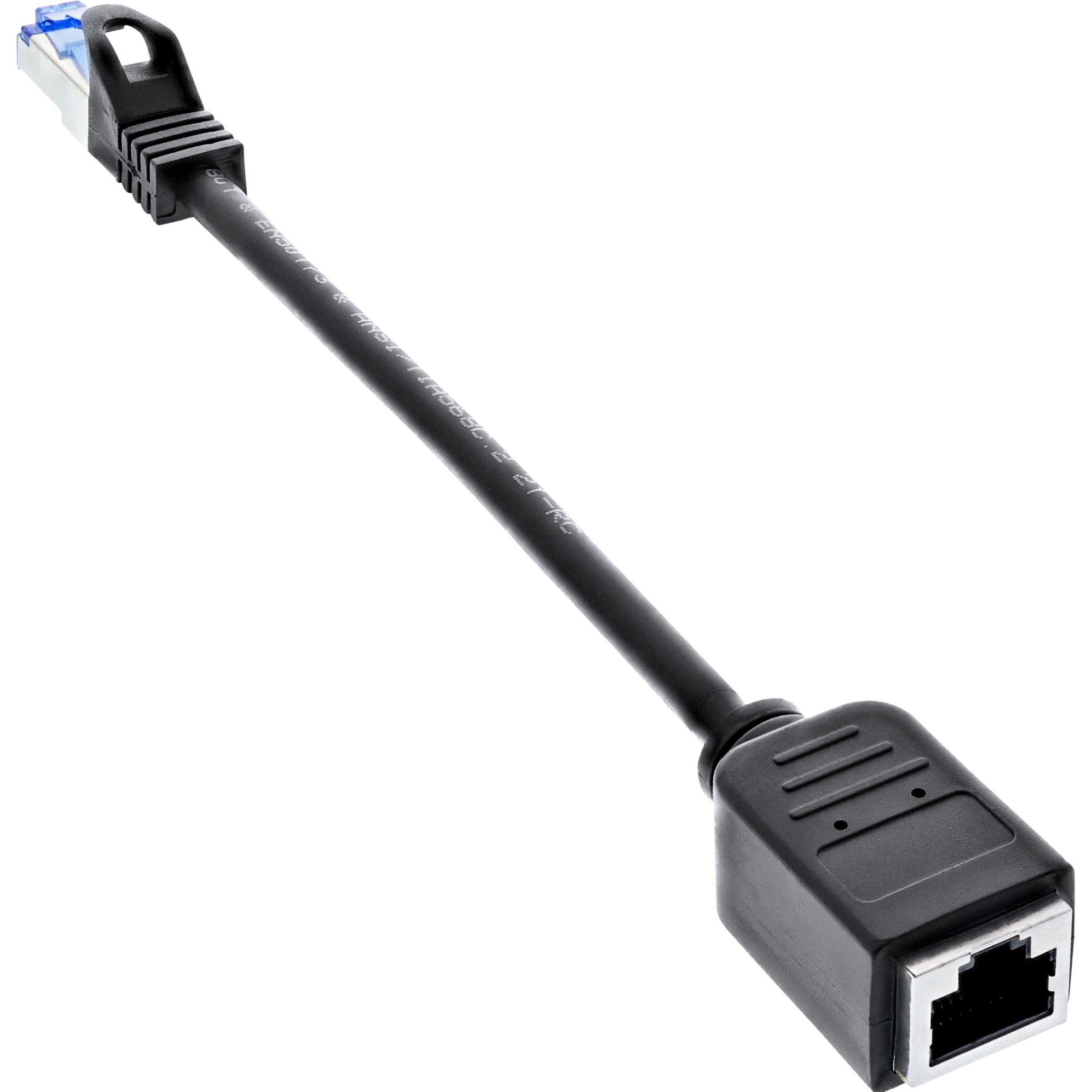 InLine Netzwerkkabel (S/FTP, CAT6a, 0.20 m), Netzwerkkabel