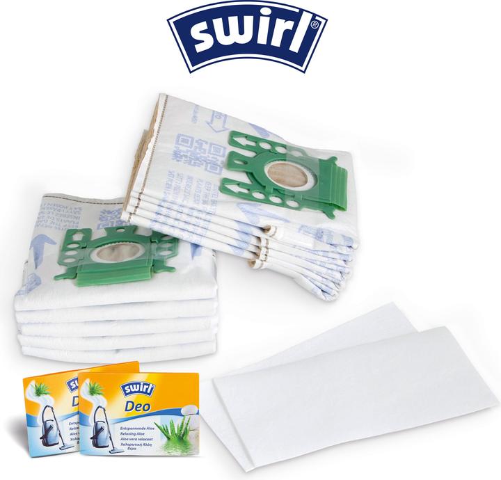 Actual product image Swirl Staubsaugerbeutel M 50 EcoPor Kombi-Set (10 x)