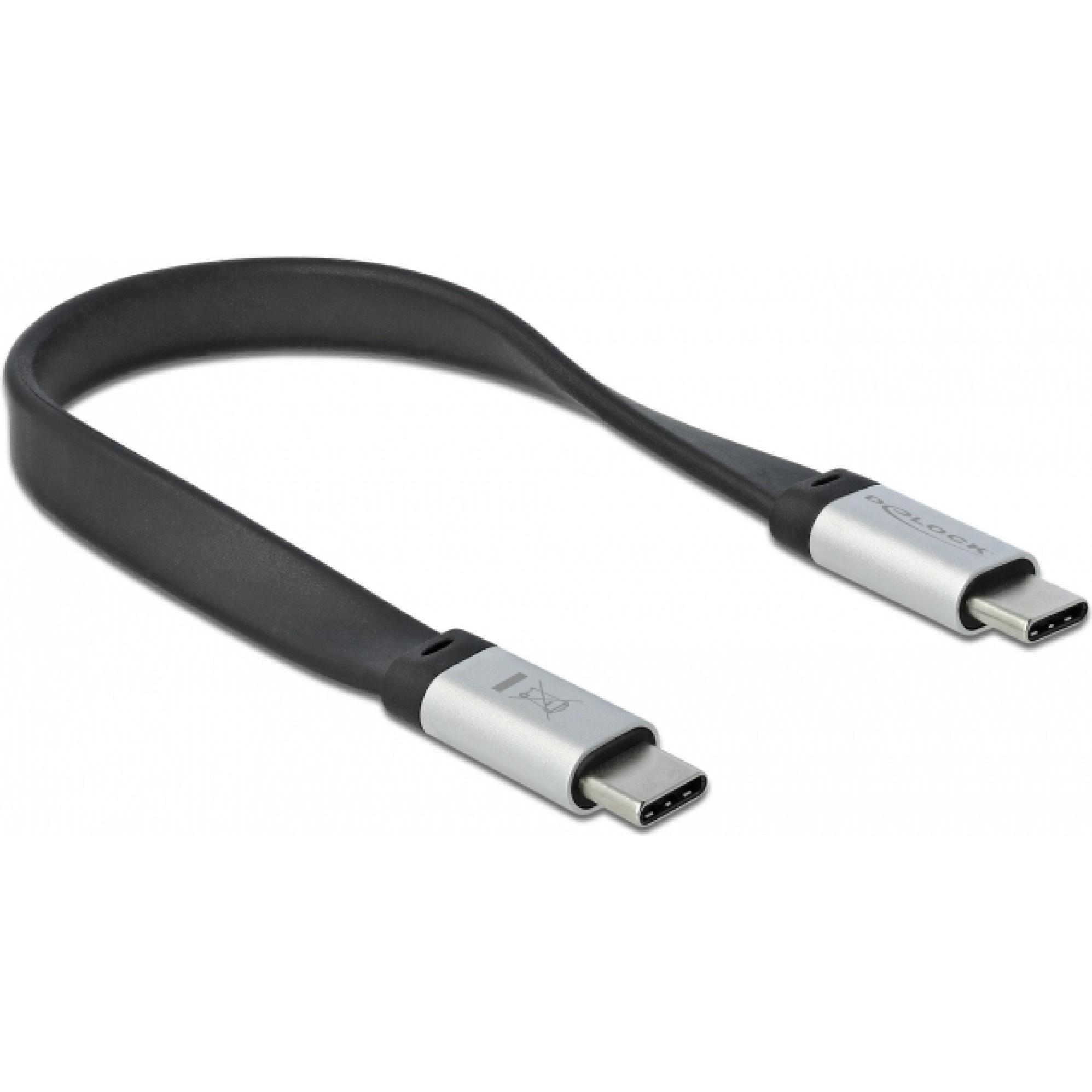 Delock USB C – USB C (0.22 m, USB 3.0), USB Kabel