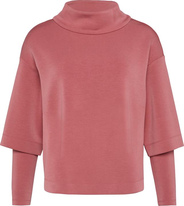 Produktbild s.Oliver Sweatshirt Scuba-Sweatshirt mit Layering-Detail