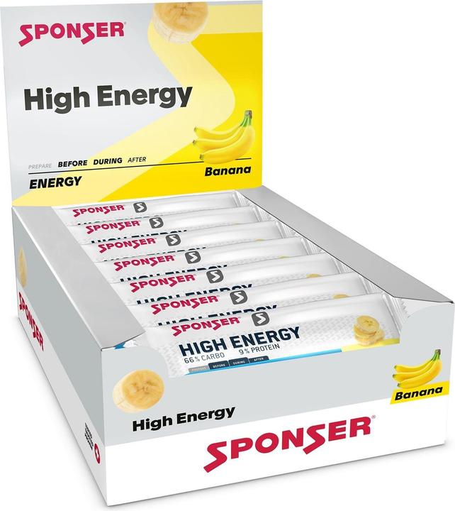 Actual product image Sponser High Energy Bar (30 pcs., 1350 g)