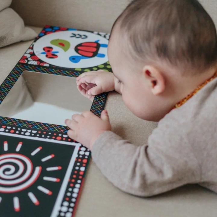 Actual product image DoerKids Tummy Time Floor Mirror (0 - 1 Year)