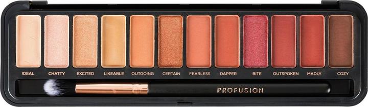 Actual product image Profusion Amber Eyes Eyeshadow Palette - 12 Grams (Amber coloured)