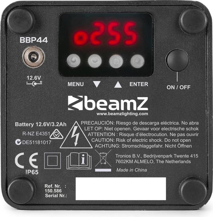 Produktbild BeamZ Bodenstrahler BBP44 Mini Uplight Par (4 W, LED)