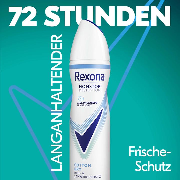 Actual product image Rexona Nonstop Cotton Dry (Spray, 150 ml)