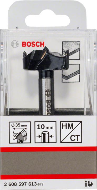 Produktbild Bosch Professional Zubehör Kunstbohrer HM, 35 x 90 mm, d 10 mm (10 mm)