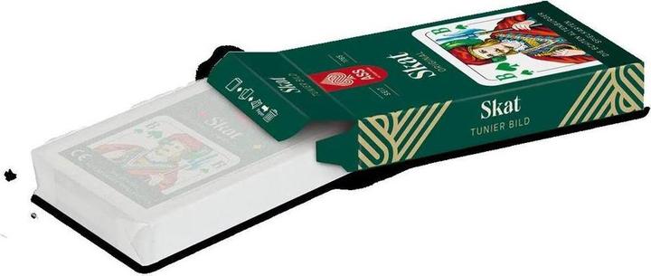 Actual product image ASS Altenburg 10050468-0001 - FSC Skat, tournament picture, 4-colour sheet in folding box (German, 3 - 4 Players)