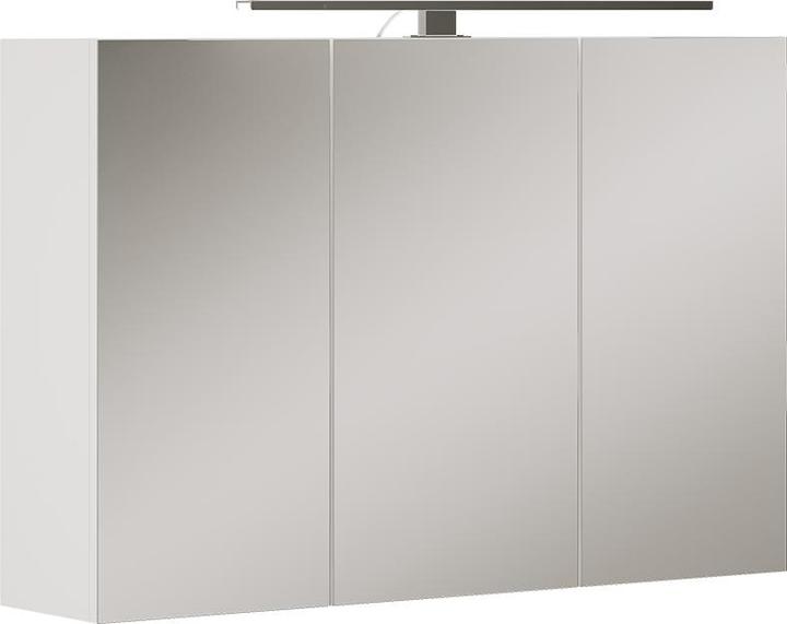 Vichy Badspiegelschrank Lavio, Weiss, 90 x 60 cm mit LED-Beleuchtung (90 x 60 x 20 cm)