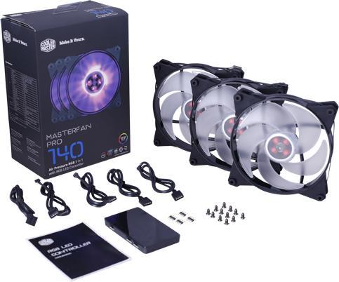Immagine prodotto Cooler Master Ventola del case CM Masterfan Pro 140 AP RGB 3 (140 mm, 3 x)