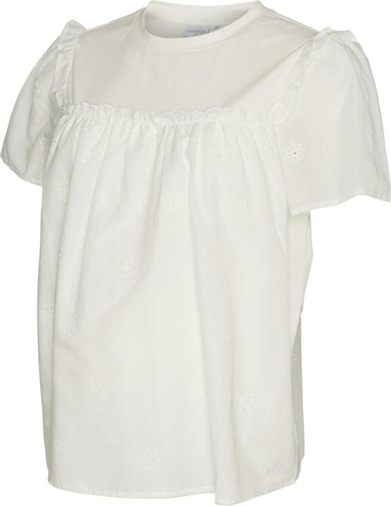 Immagine prodotto Mamalicious Normal geschnitten Rundhals Puffärmel Top Bluse (M)