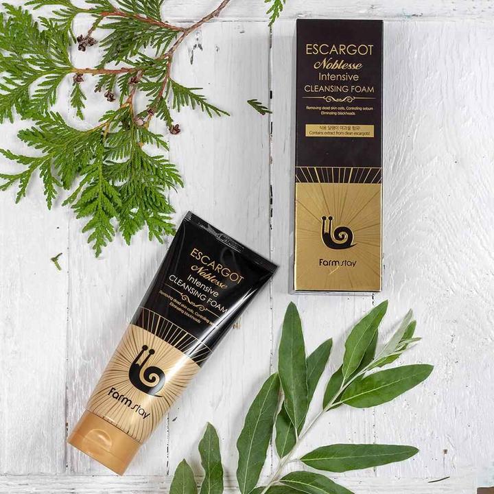 Actual product image Farm Stay Escargot Noblesse Intensive Cleansing Foam (Cleansing Foam, 180 ml)
