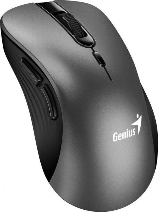 Produktbild Genius Ergo 8100S/Ergonomická/Optická/Pro praváky/1 600 DPI/Bezdrátová USB/Černá-šedá (Kabellos)