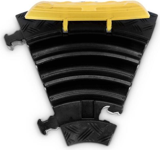 Actual product image Defender MINI C MK2 | LEFT - Cable bridge 3 channels | 45° bend left | medium load | height 5cm (Cable bridge)