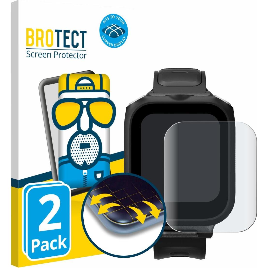 BROTECT Full-Screen Pellicola Opaca, Accessori action cam, Nero