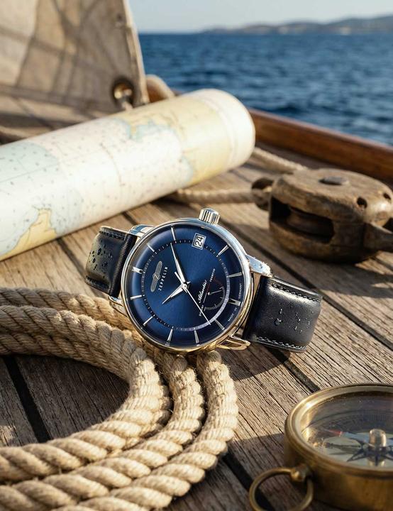 Produktbild Zeppelin 8416-3 Atlatnic Automatik Limited Edition Powerreserve 43mm 5ATM (Gangreserveanzeige, 43 mm)