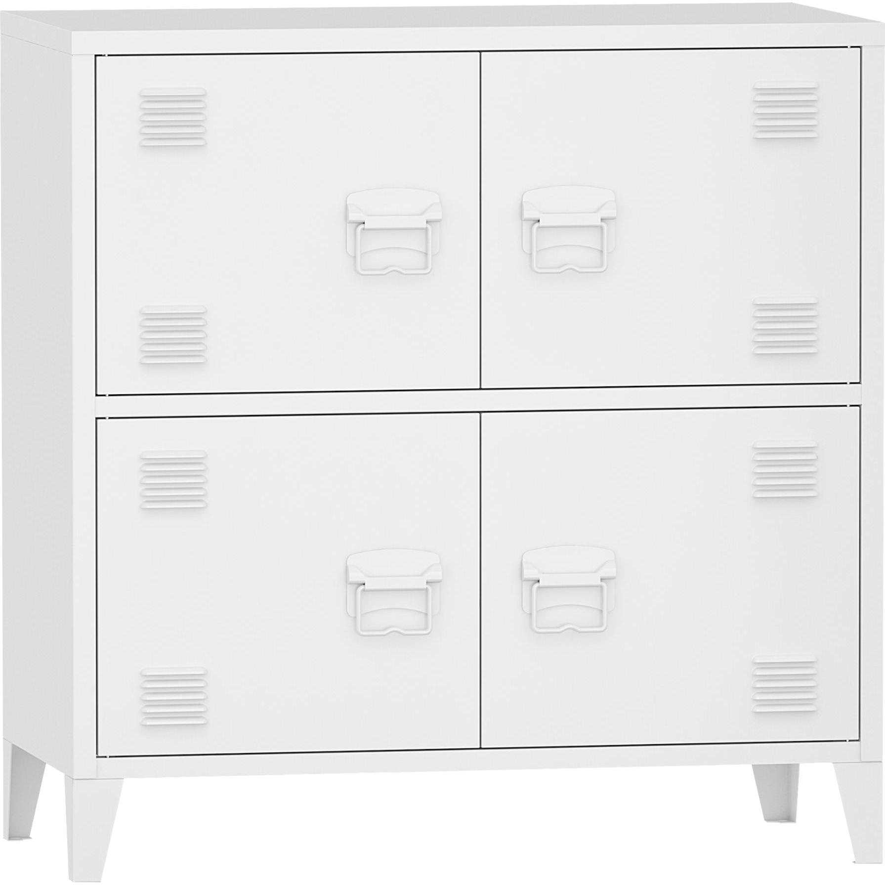 Thumbnail - En.Casa, Aktenschrank, Hamina (82 x 80 x 40 cm)