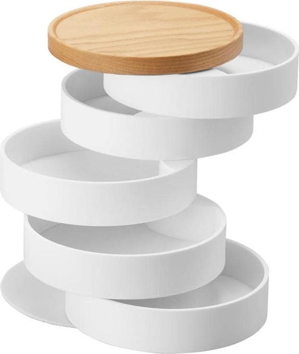 Yamazaki Porte-bijoux Tosca 5 pièces, Blanc