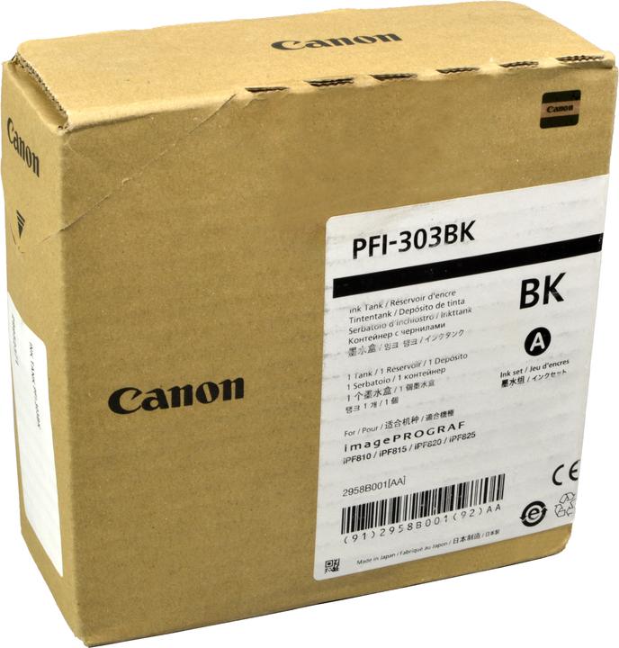 Actual product image Canon Pfi-303bk (FC)