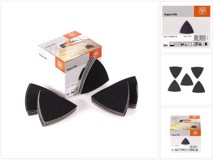 Produktbild Fein Deltaschleifpapier mit Klett (220)