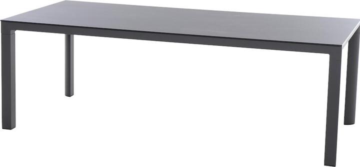 Siena Garden Silva Dining Tisch 220x100cm matt anthrazit / HPL ferro (220 cm)