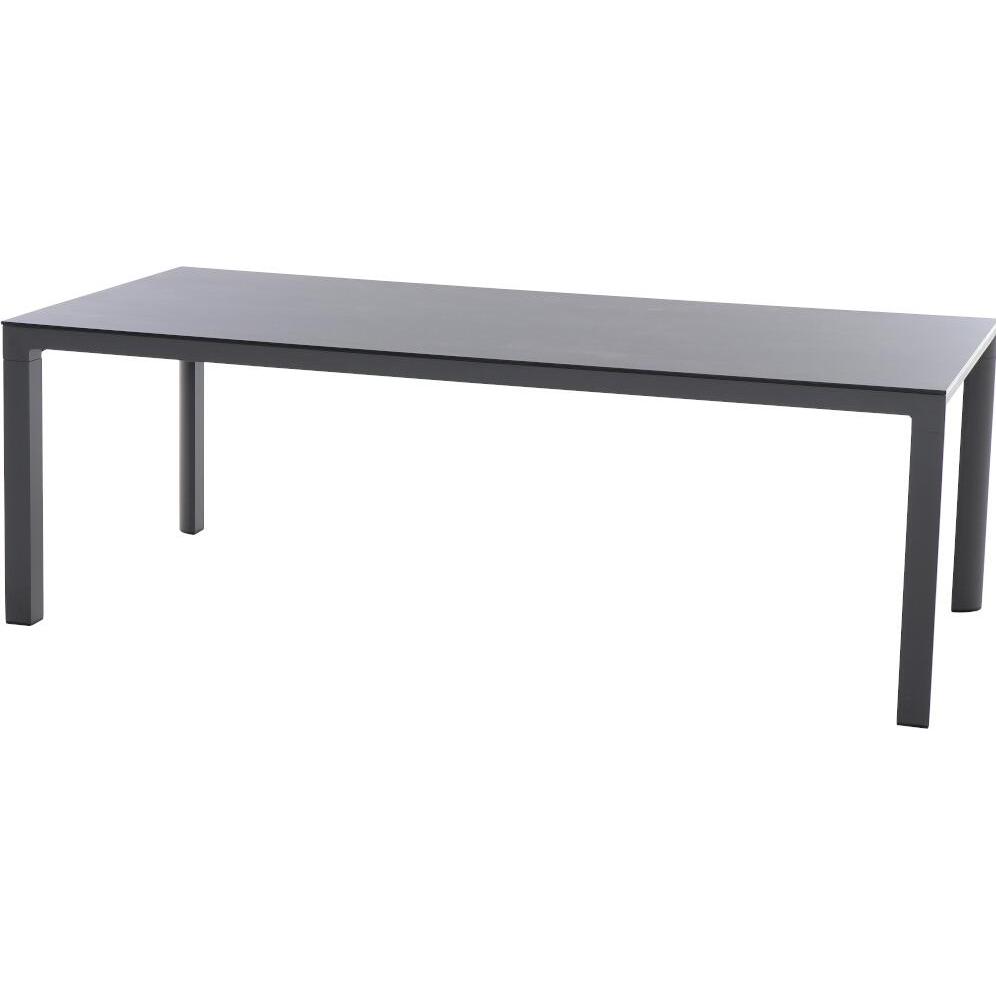 Siena Garden, Gartentisch + Balkontisch, Silva Dining Tisch 220x100cm matt anthrazit / HPL ferro (220 cm)