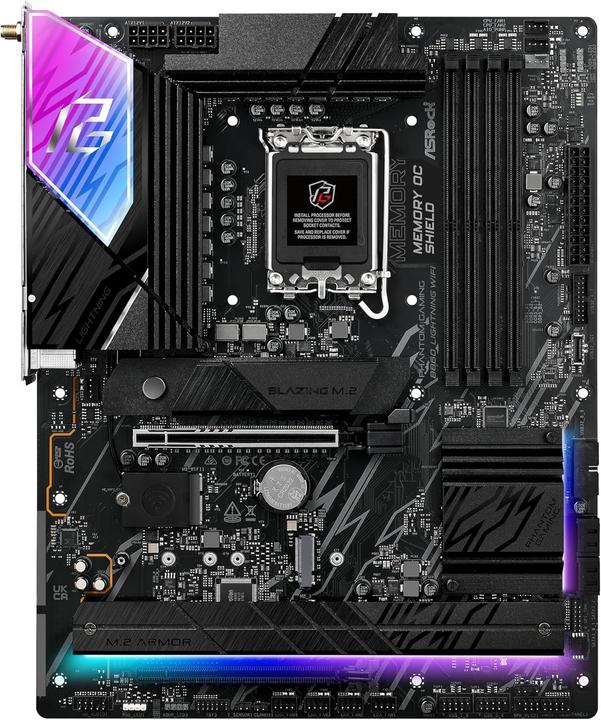Productafbeelding AsRock B860 Lightning WiFi DDR5 S detailhandel (LGA 1851, Intel B860, ATX)