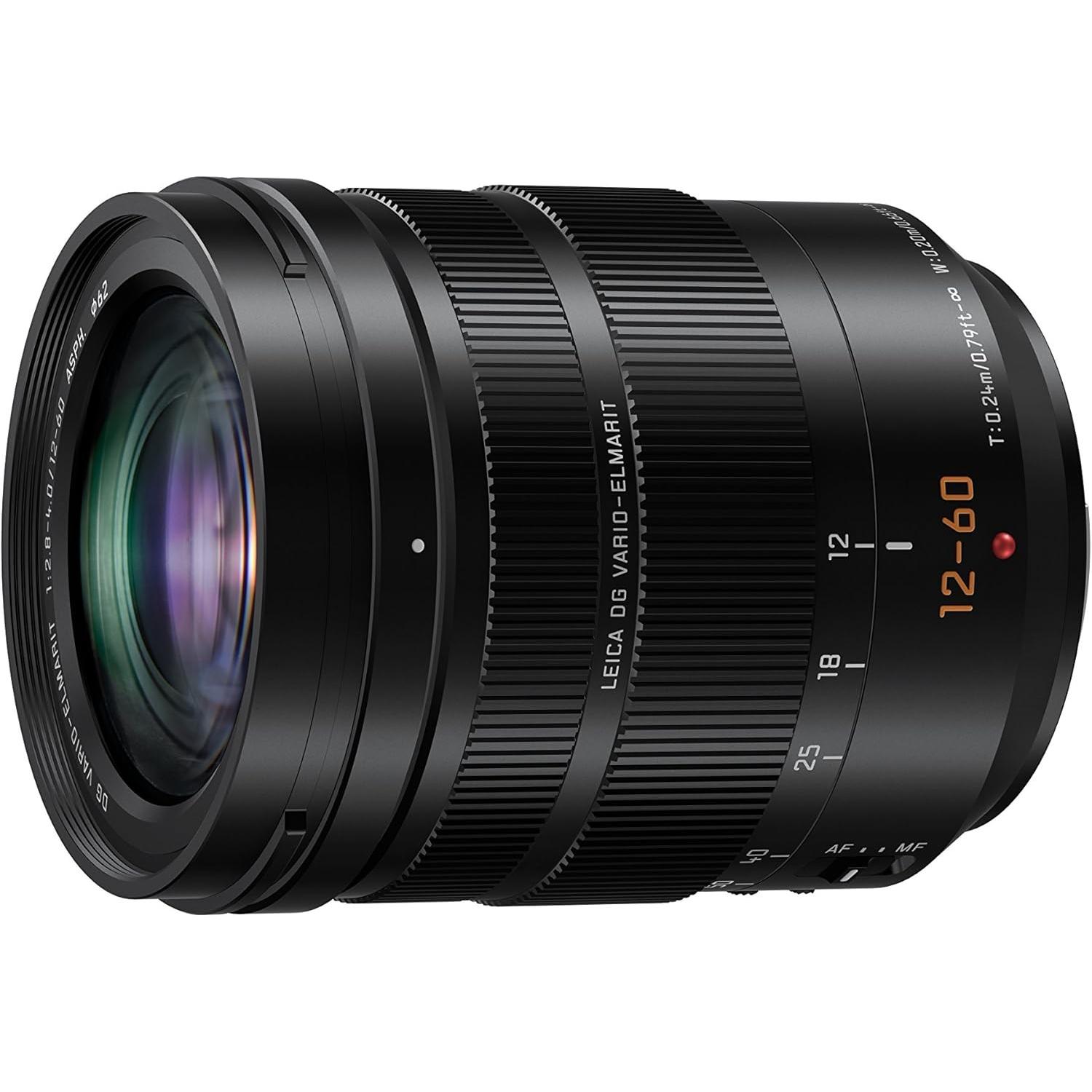 Panasonic 12-60mm f/2.8-4.0 ASPH. Power O.I.S. (Micro Four Thirds, Micro Four Thirds), Objektiv, Sch