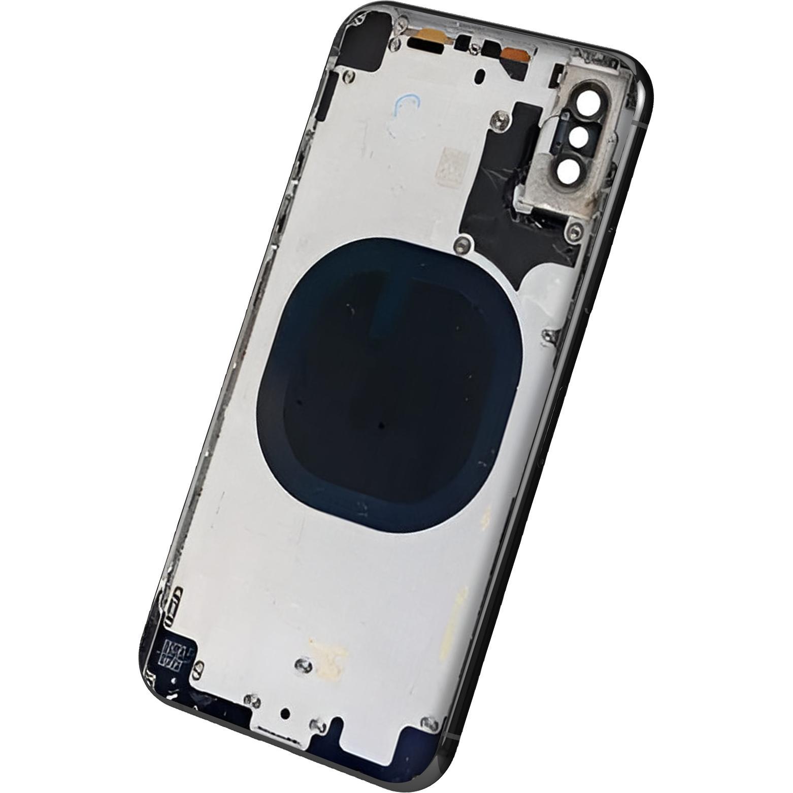 Thumbnail - Clappio Gehäuse + Akkudeckel Ersatzteil (iPhone X), Mobilgerät Ersatzteile, Schwarz