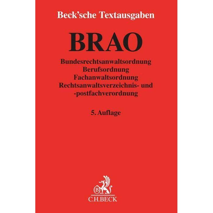 Bundesrechtsanwaltsordnung und zugehöri, Fachbücher von Swantje Jacklofsky