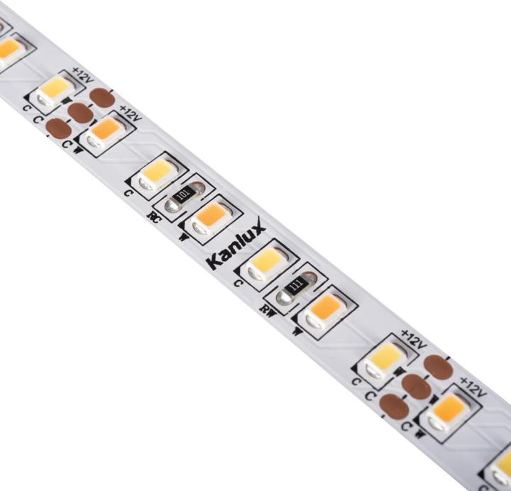 Produktbild Kanlux LED-Streifen STRIP L120 CCT 1m = 16W 33317 (Tageslicht, Warmweiss, Weiss, 500 cm, Indoor)