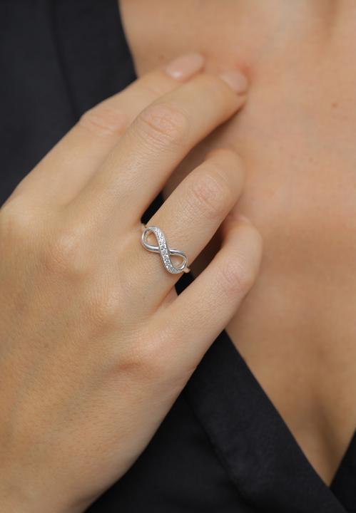 Immagine prodotto Elli Infinity Symbol mit Zirkonia Kristallen (58, 925 Argento)