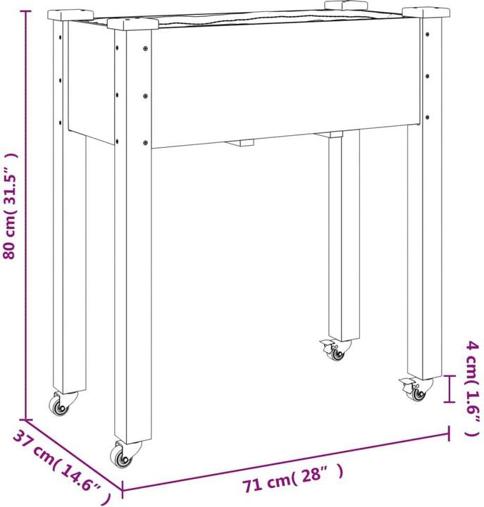 Produktbild vidaXL Pflanzgefäss