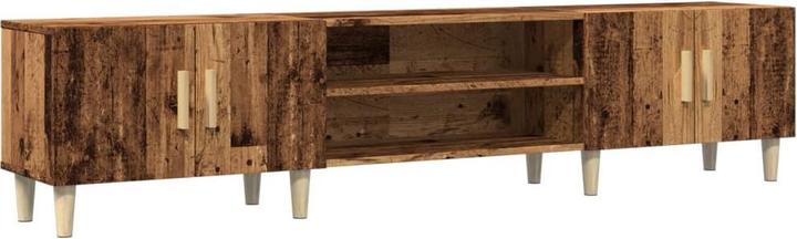 Actual product image vidaXL TV Schrank Tisch Lowboard Fernsehschrank Fernsehtisch Altholz-Optik (180 x 31.5 x 40 cm)