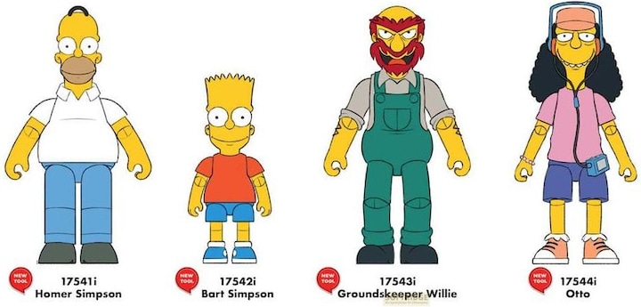 Immagine prodotto Jakks Pacific Minifigure dei Simpson Wave 1 13 cm assortimento (6)