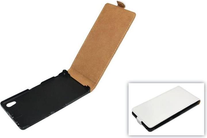 Produktbild König Design Handyhülle Tasche (Flip Slim) für Sony Xperia Z1 weiss (Sony Xperia Z1)