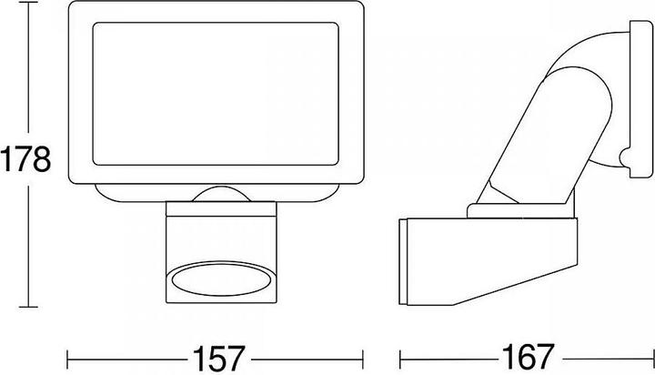 Actual product image Steinel LED Spotlight LS 150 M (1760 lm, IP44)