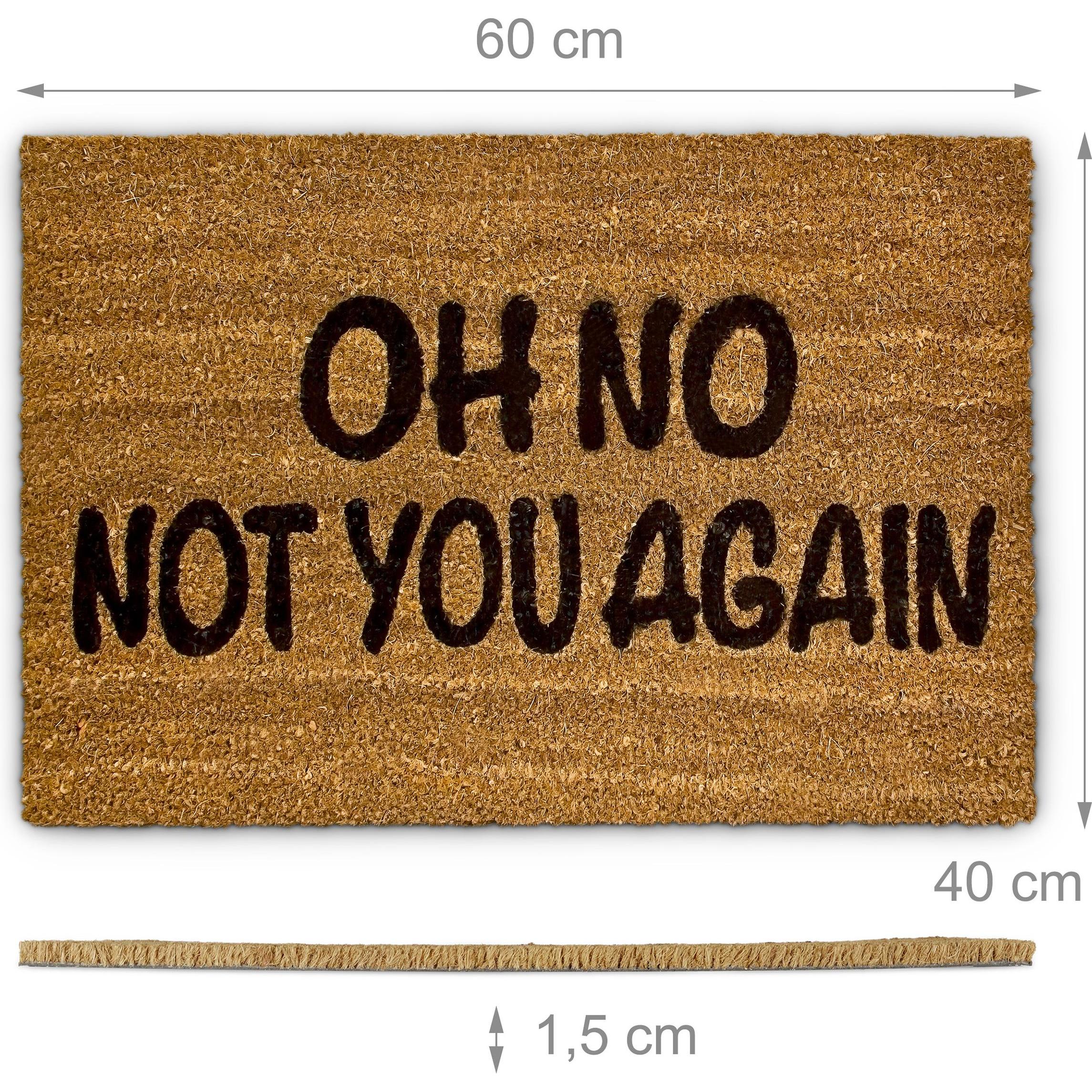 Thumbnail - Relaxdays, Fussmatte, Fussmatte Kokos (40 x 60 x 1.5 cm)