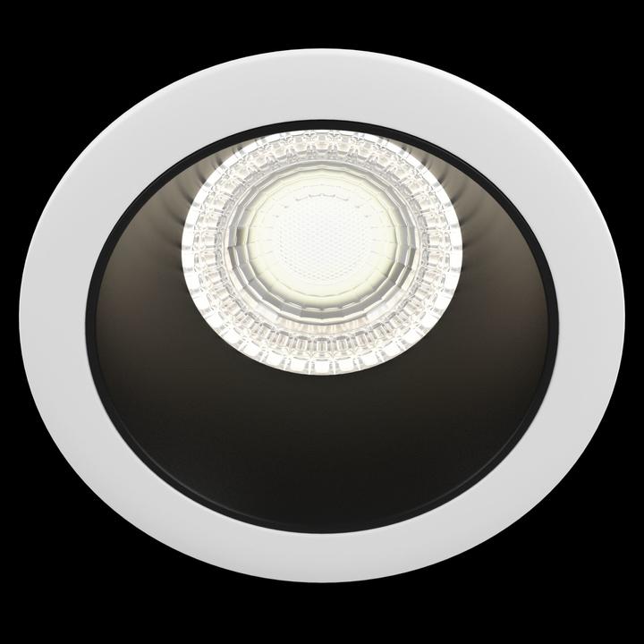 Produktbild Maytoni Share Downlight, Einbauleuchte GU10 Schwarz-Weiss Ø86mm (GU10)