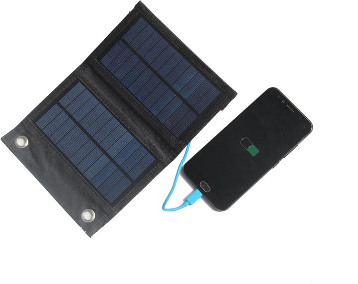 Produktbild Felixx Solar Ladegeräte Handy 5W sw (5 W, 0.13 kg)