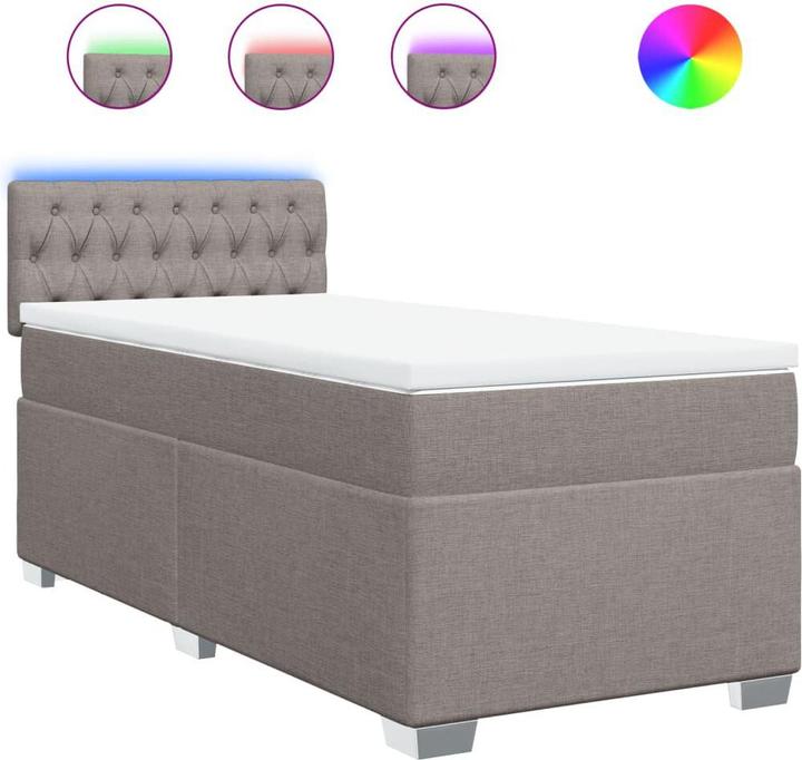 Actual product image vidaXL Boxspringbett (90 x 200 cm)