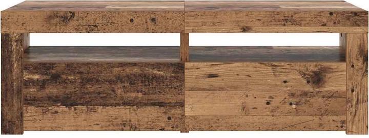 Actual product image VidaXL TV Schrank Lowboard Fernsehschrank Fernsehtisch mit LED Altholz-Optik (120 x 35 x 40 cm)