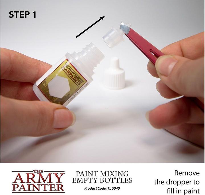 Actual product image Army Painter ARM05040 - 6 empty bottles for mixing paint
