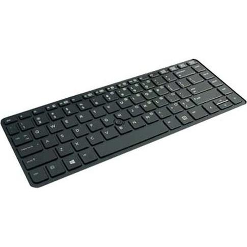 HP Kbyd Bl W/Pt Stick-Ice (Eng. Int.), Tastatur, Schwarz