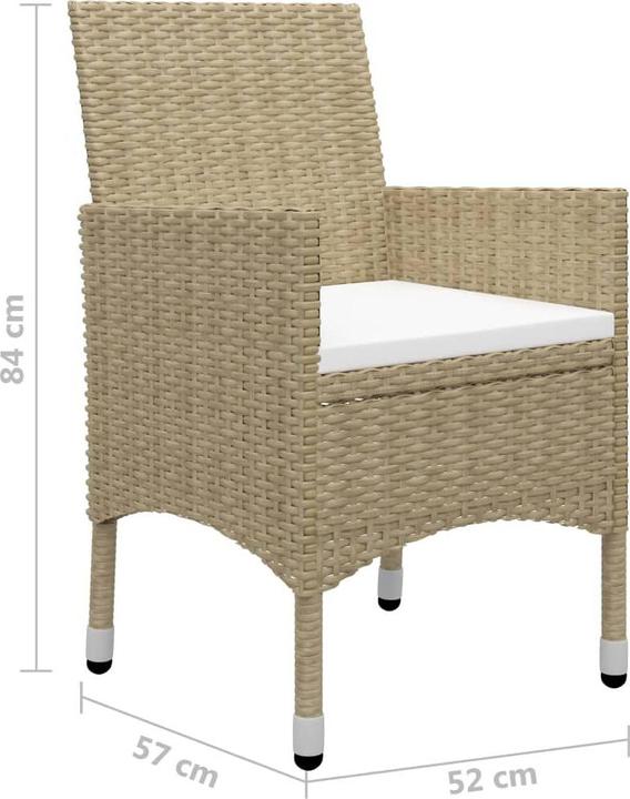 Image du produit vidaXL Hezekiah (85 x 85 x 74 cm)