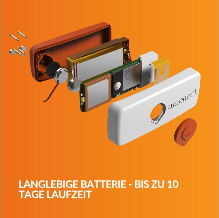 Immagine prodotto Weenect GPS Tracker XS per gatti, bianco (iOS, Android)
