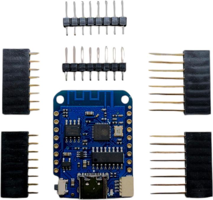 Actual product image Purecrea WeMos D1 mini ESP8266 USB C