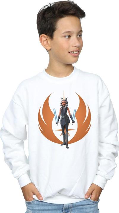 Produktbild Star Wars Clone Wars Ahsoka Rebel Pose Sweatshirt Jungen (116)