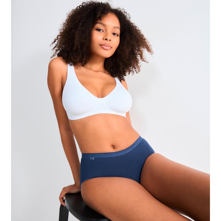 Immagine prodotto Sloggi Unterhose BASIC+ MIDI Damen-Slip 3er Pack (40, confezione da 3)
