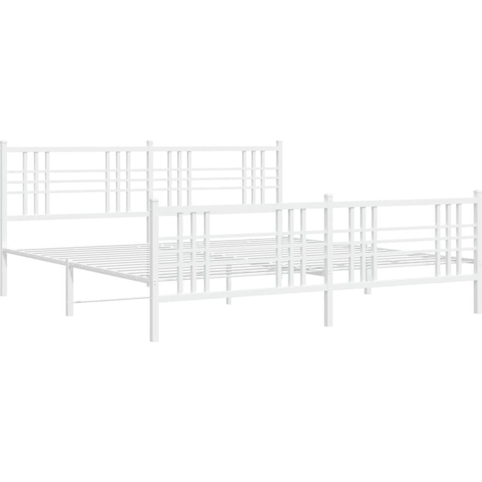 Thumbnail - VidaXL, Bett, Bettgestell mit Kopf- und Fussteil (200 x 200 cm)